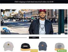 Tablet Screenshot of aboveroyaltyclothing.com